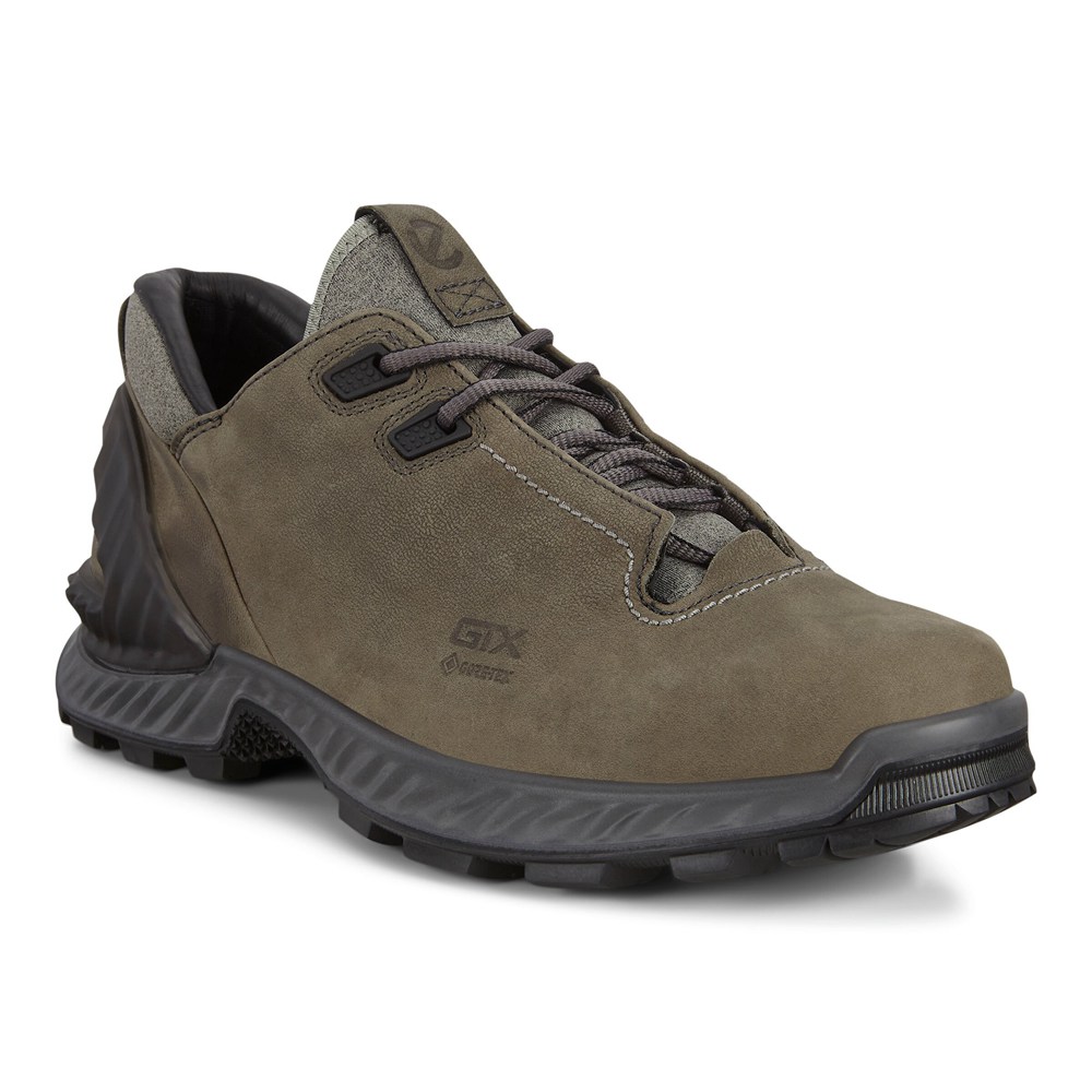 Tenis De Montaña Hombre - ECCO Exohike Bajos Gtx - Verde Oliva - HEV604981